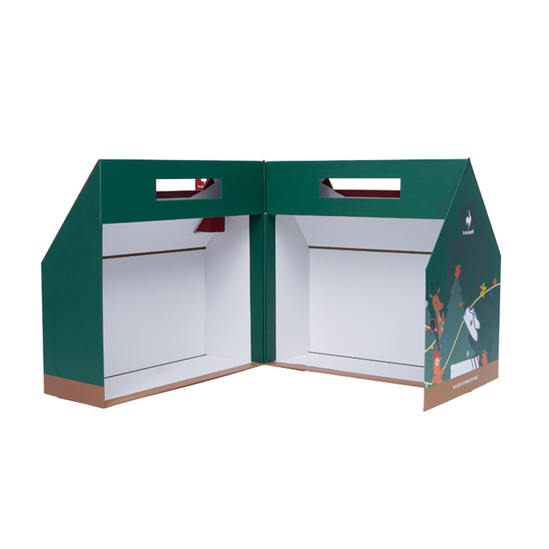 Chimney Style House Christmas Gift Box