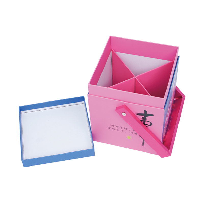 Wooden Handle Mooncake Box