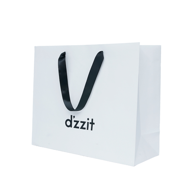 d'zzit White Apparel Paper Bag