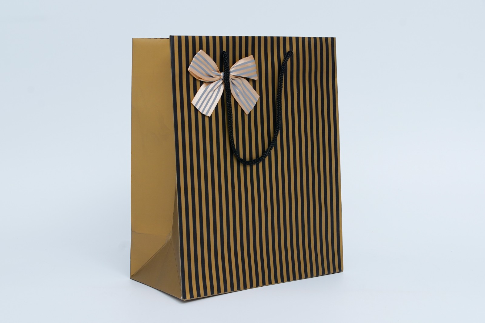 Fine Stripe Paper Bag
