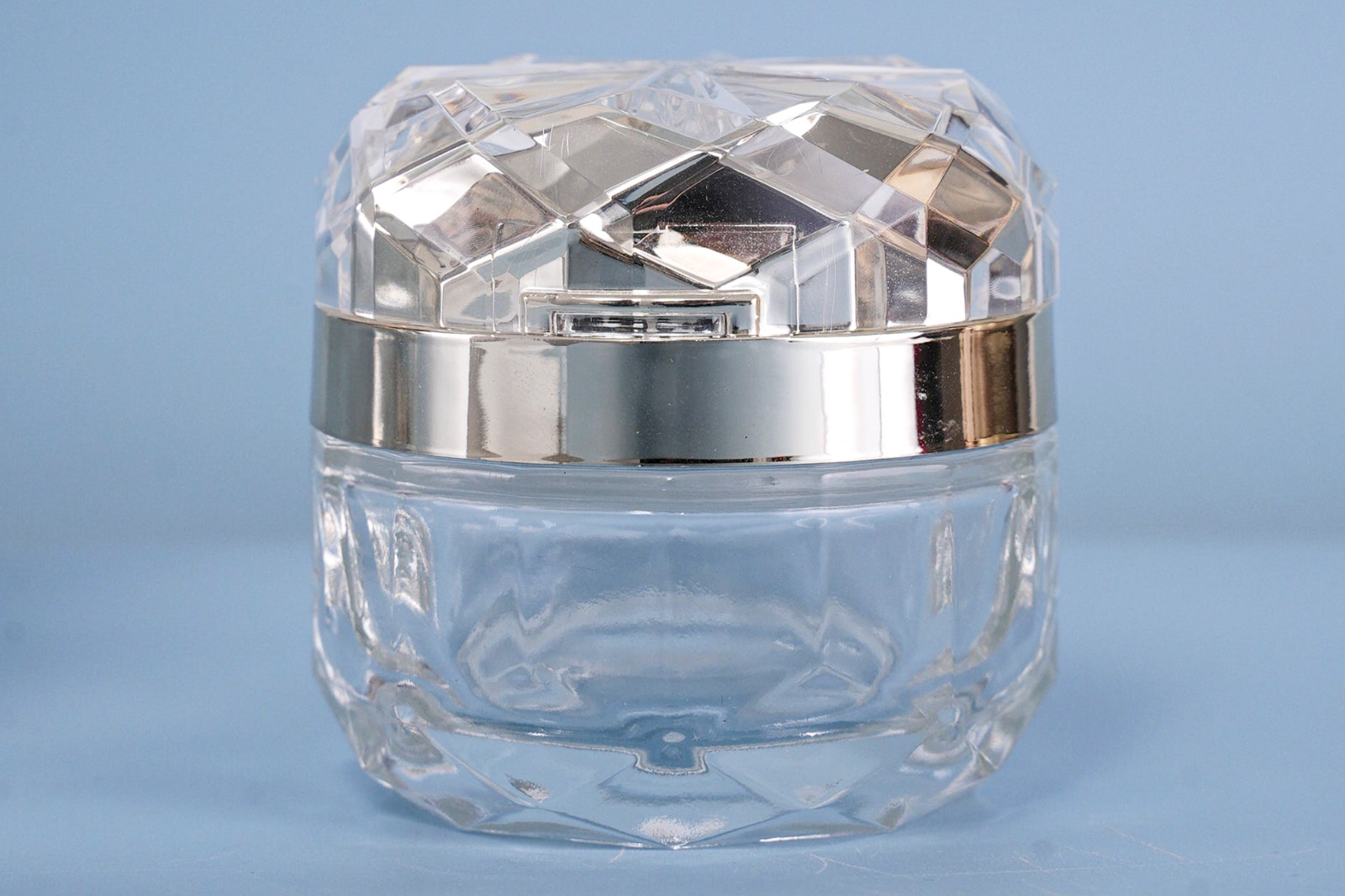 Diamond Cut Cream Jar