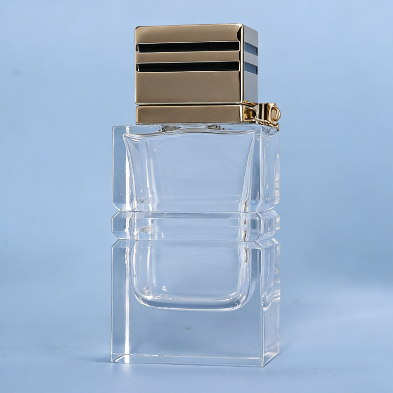 Gold Lock Perfume Bottle