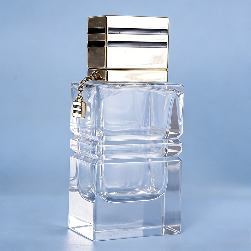 Gold Lock Perfume Bottle