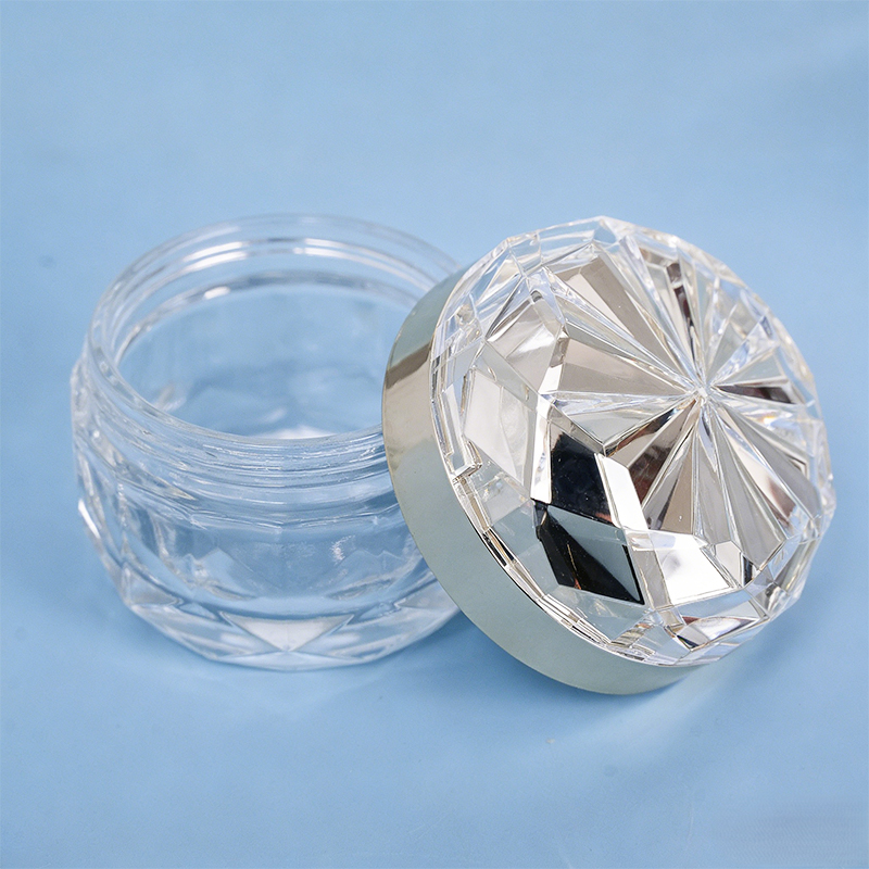 Diamond Cut Cream Jar