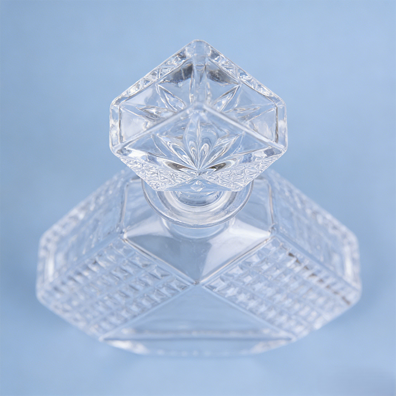 Crystal Cut Glass Liquor Bottle