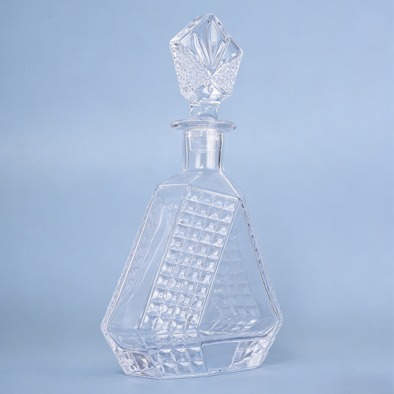 Crystal Cut Glass Liquor Bottle