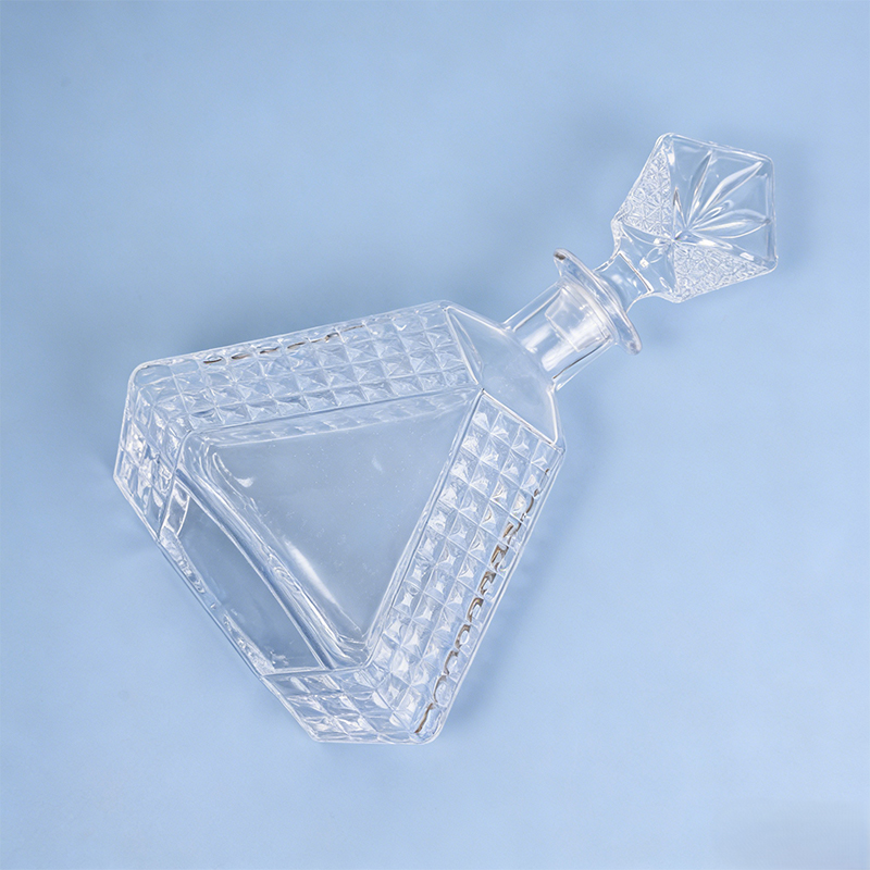Crystal Cut Glass Liquor Bottle