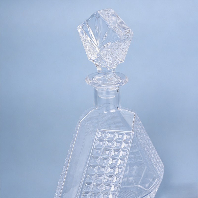 Crystal Cut Glass Liquor Bottle
