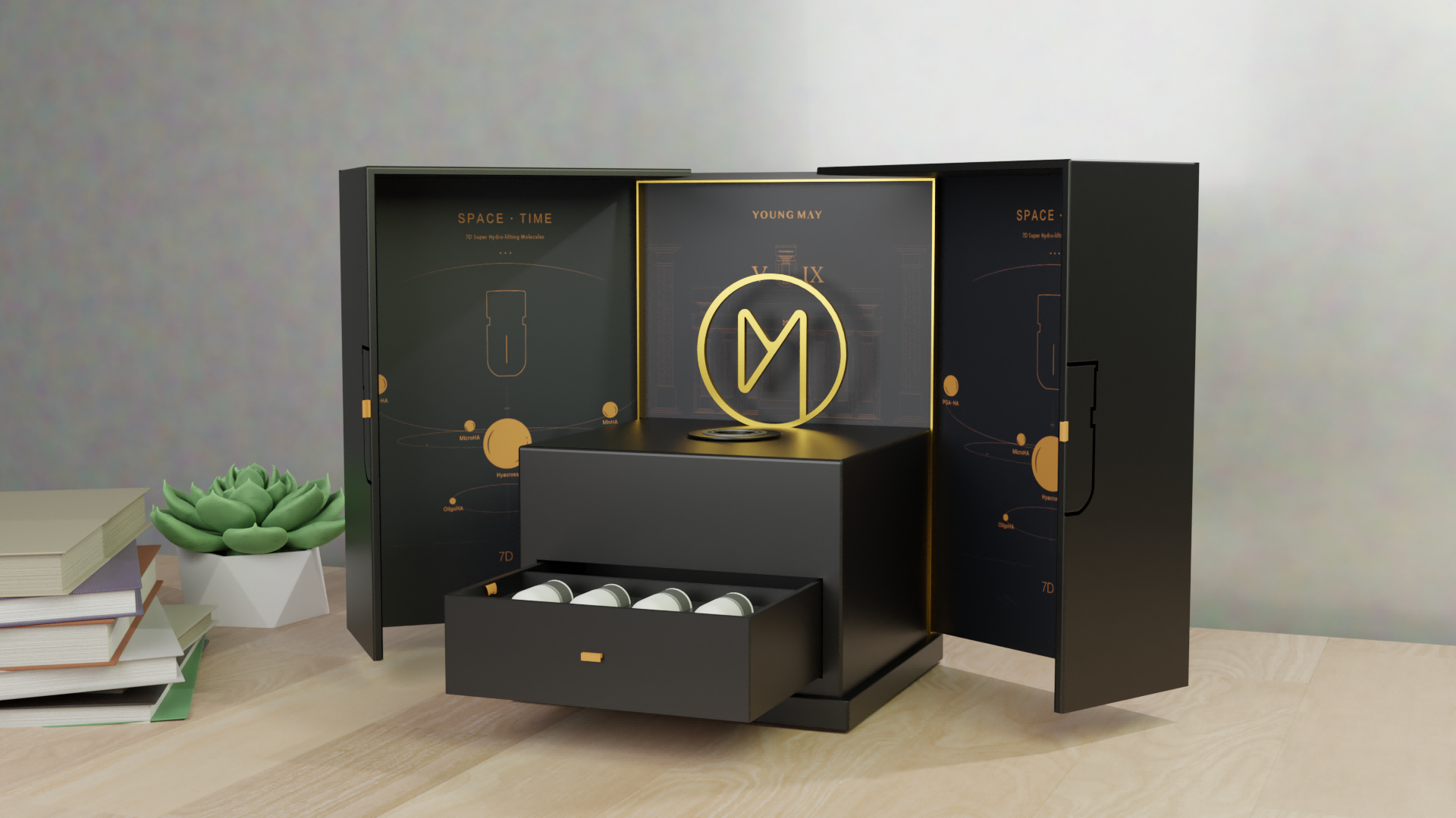 YOUNGMAY “Black Space” Ultra-Collagen Limited Edition Luxury Gift Box