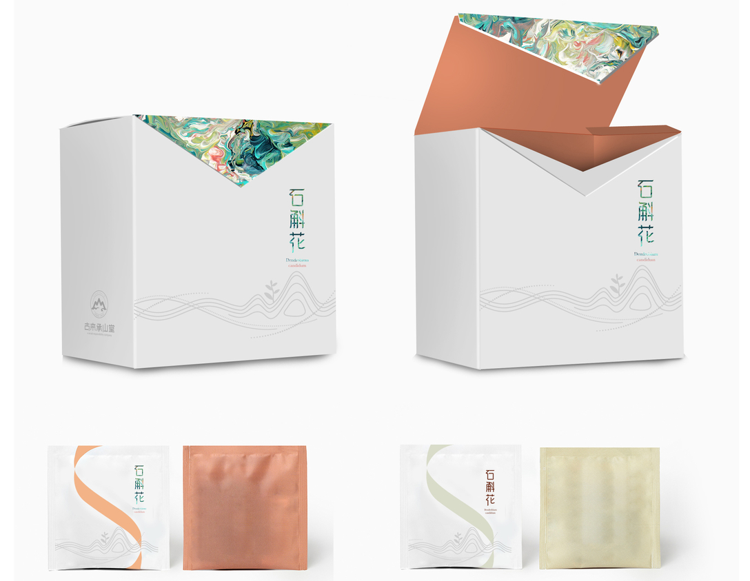 Dendrobium candidum series packaging design Dendrobium candidum series packaging design
