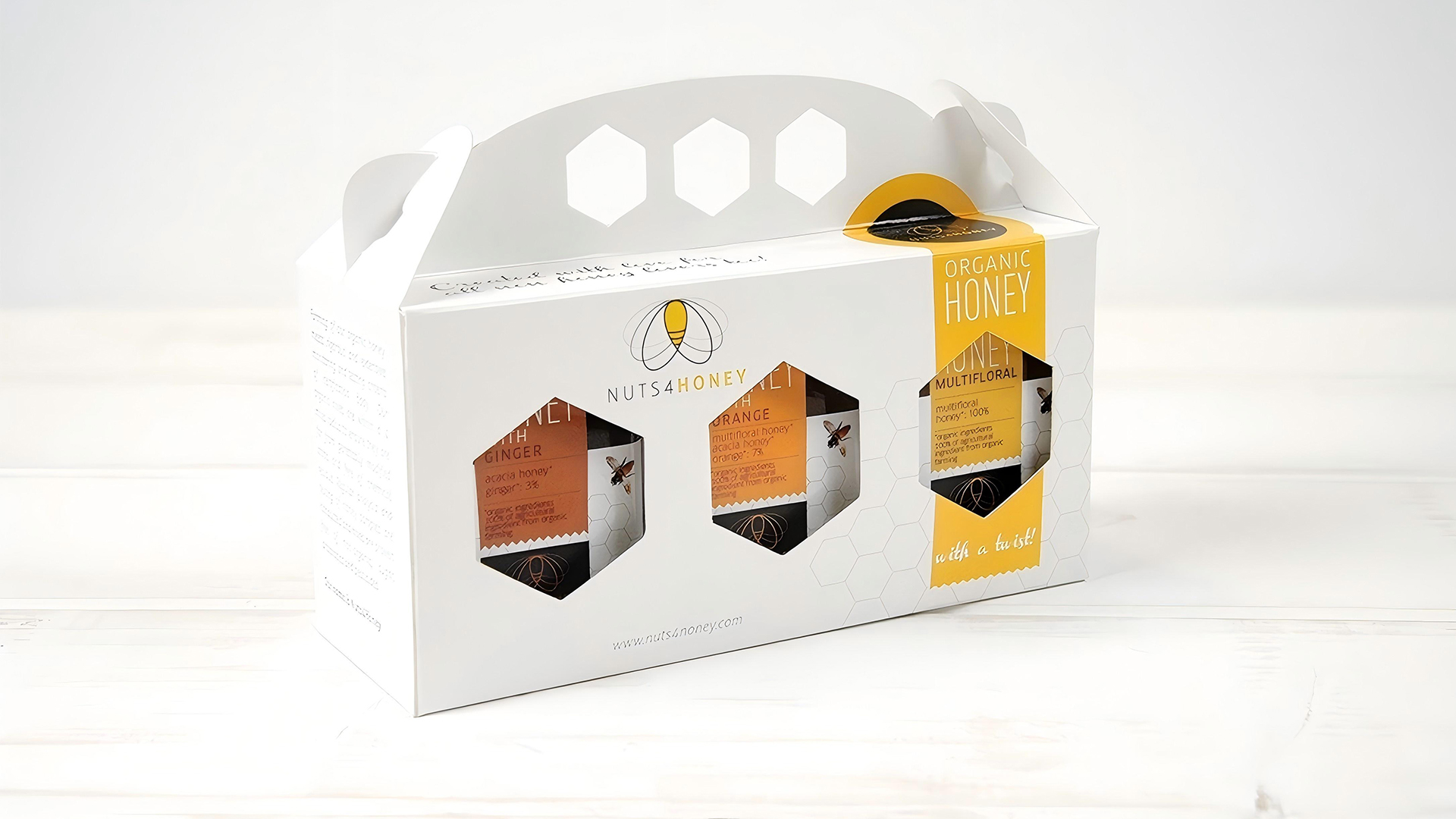 Packaging Design for NUTS HONEY