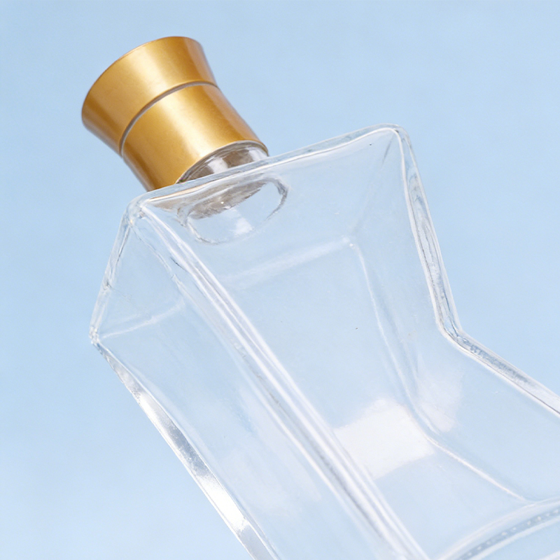 Irregular Form Glass Bottle