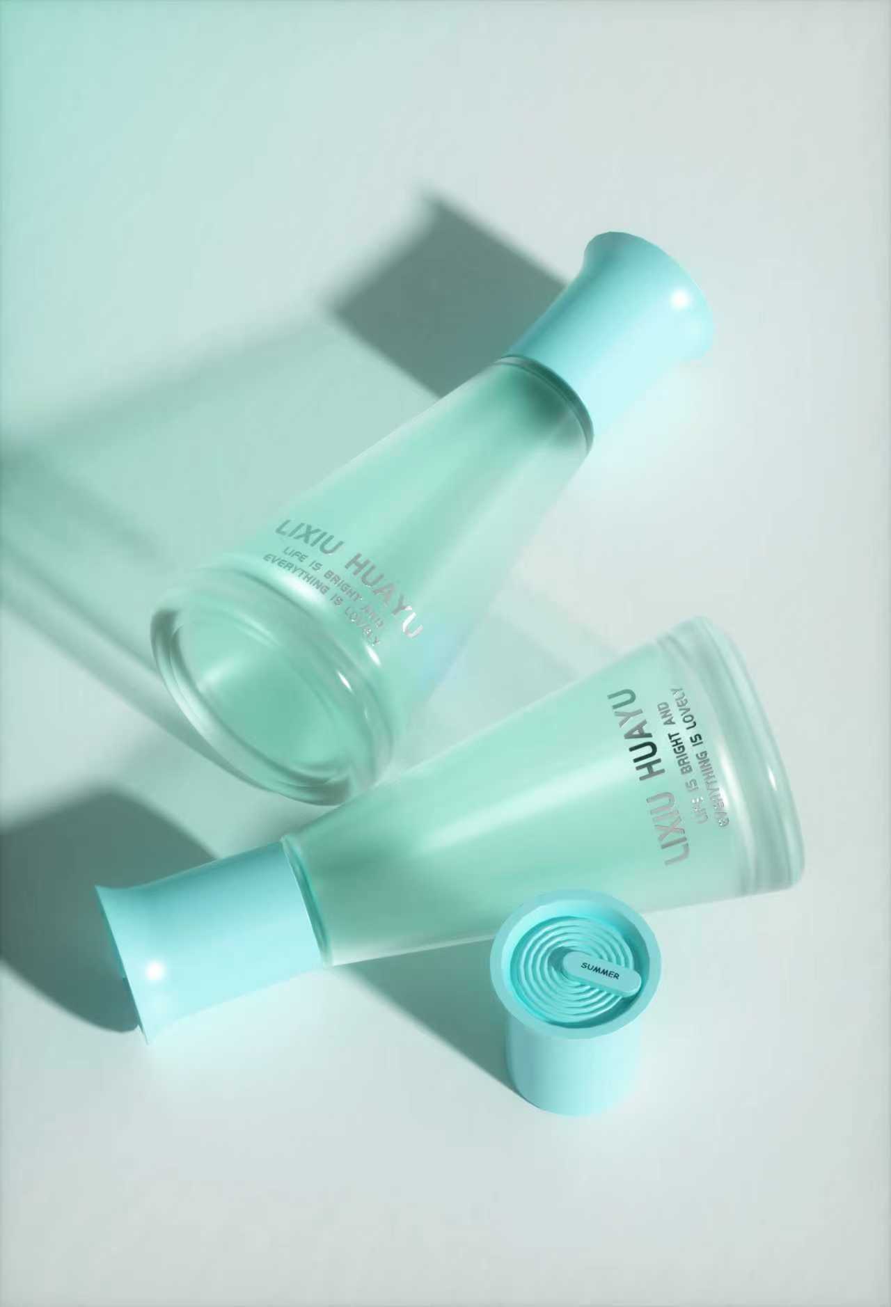 Aqua Toner Bottle Packaging