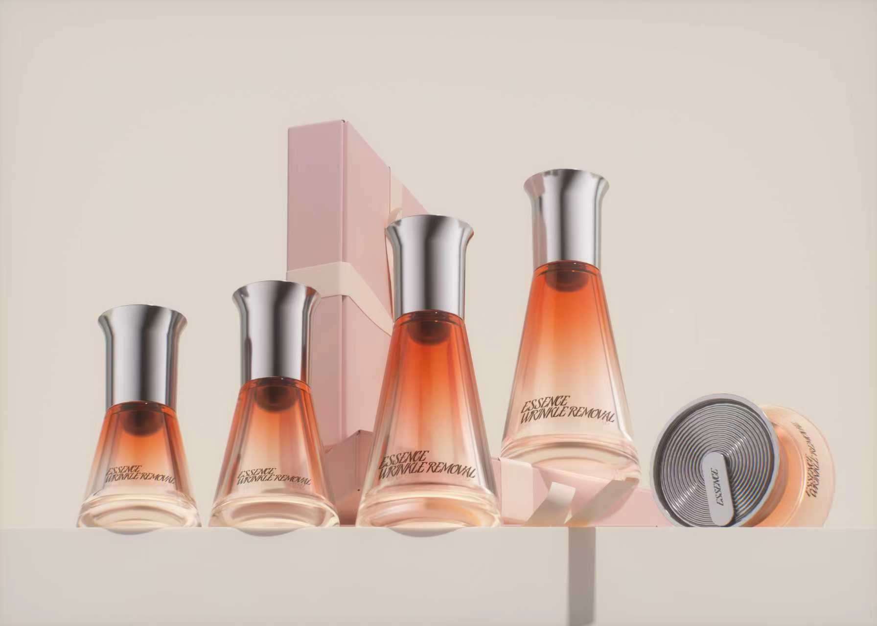 Record Groove Cap Skincare Bottle