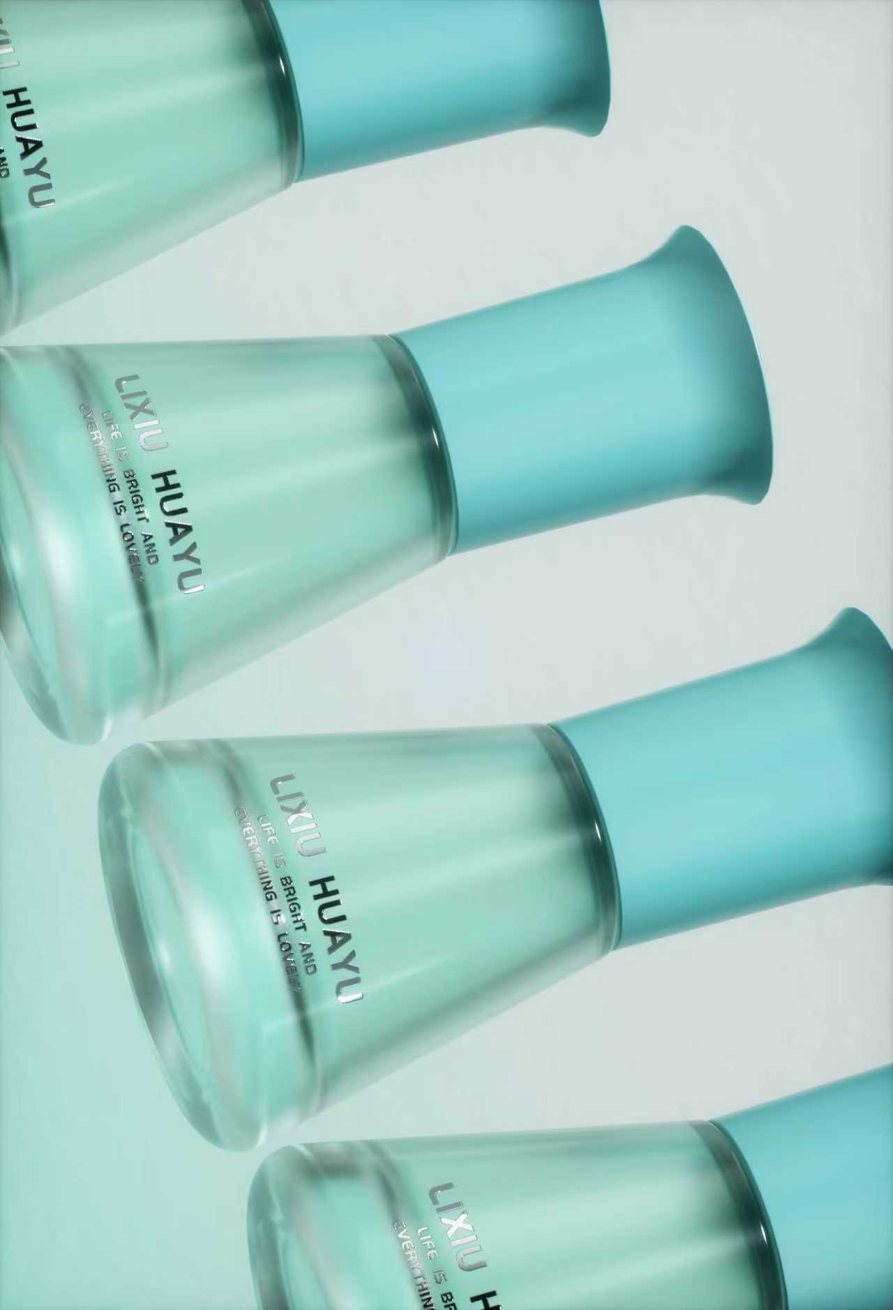 Record Groove Cap Skincare Bottle
