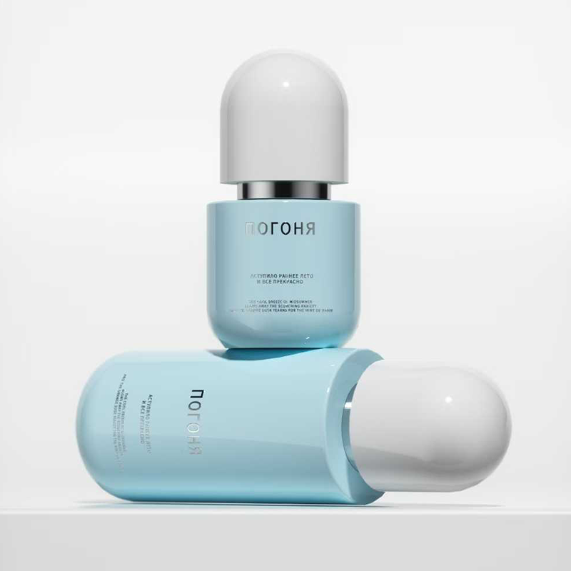 Mushroom Cap Skincare Bottle