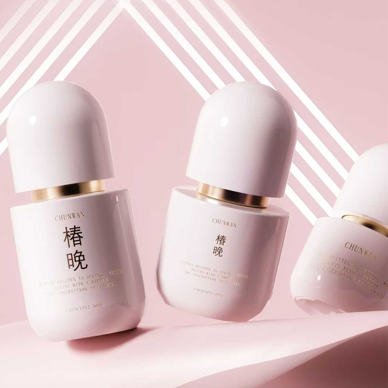 Mushroom Cap Skincare Bottle