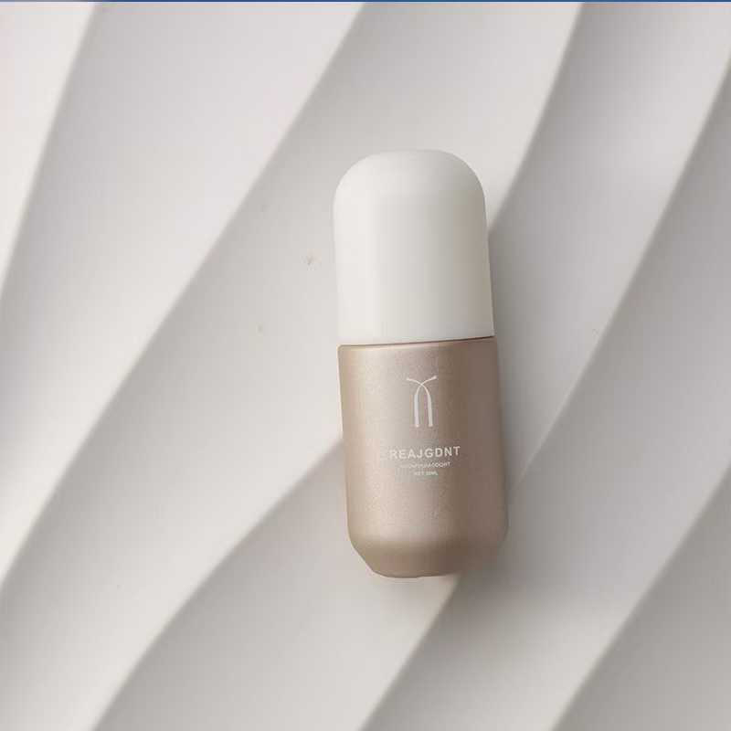 Capsule-Shaped Skincare Bottle