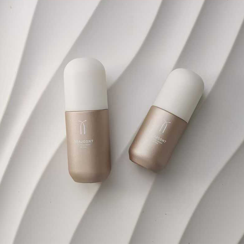 Capsule-Shaped Skincare Bottle