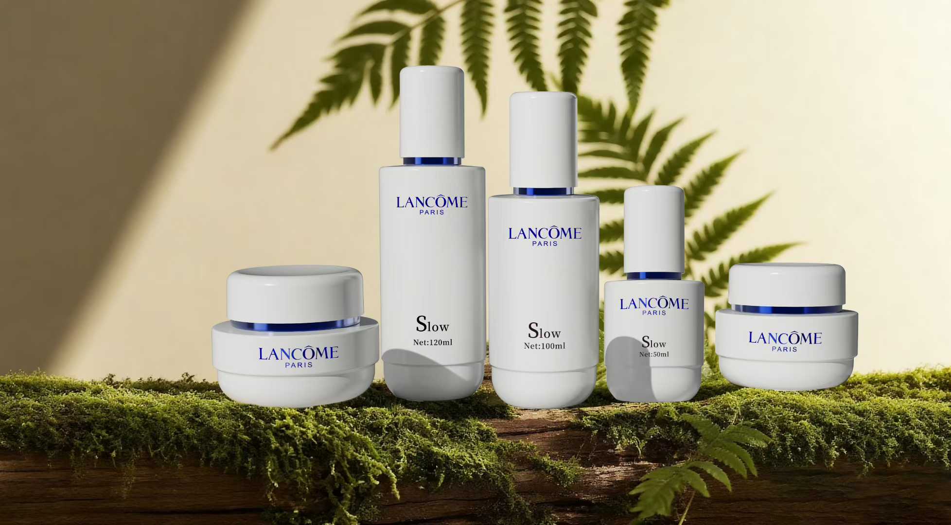 Cylindrical Skincare Bottle Series