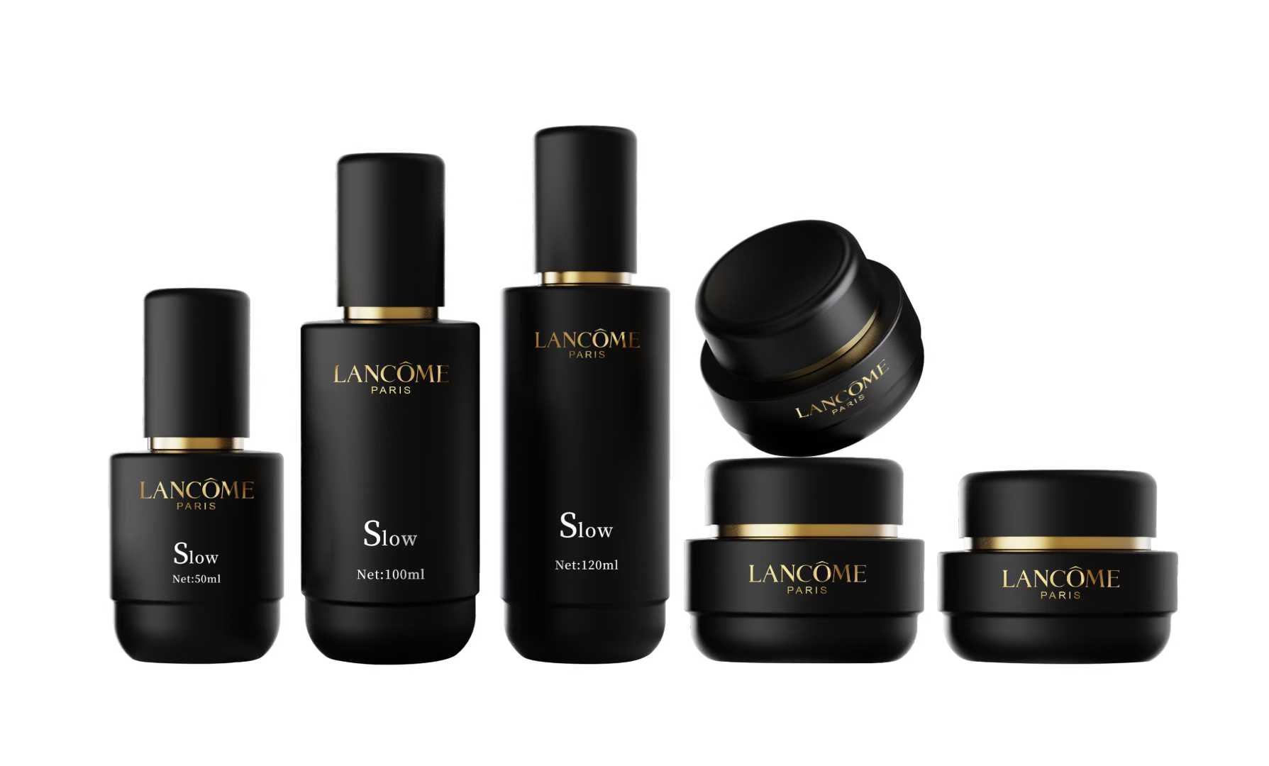 Cylindrical Skincare Bottle Series
