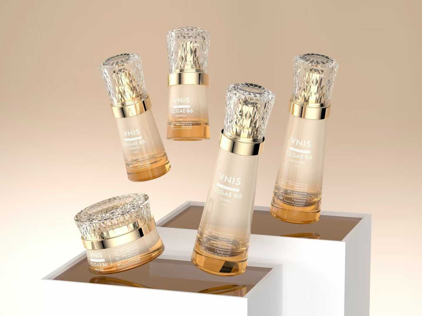 Crystal Cosmetic Bottle