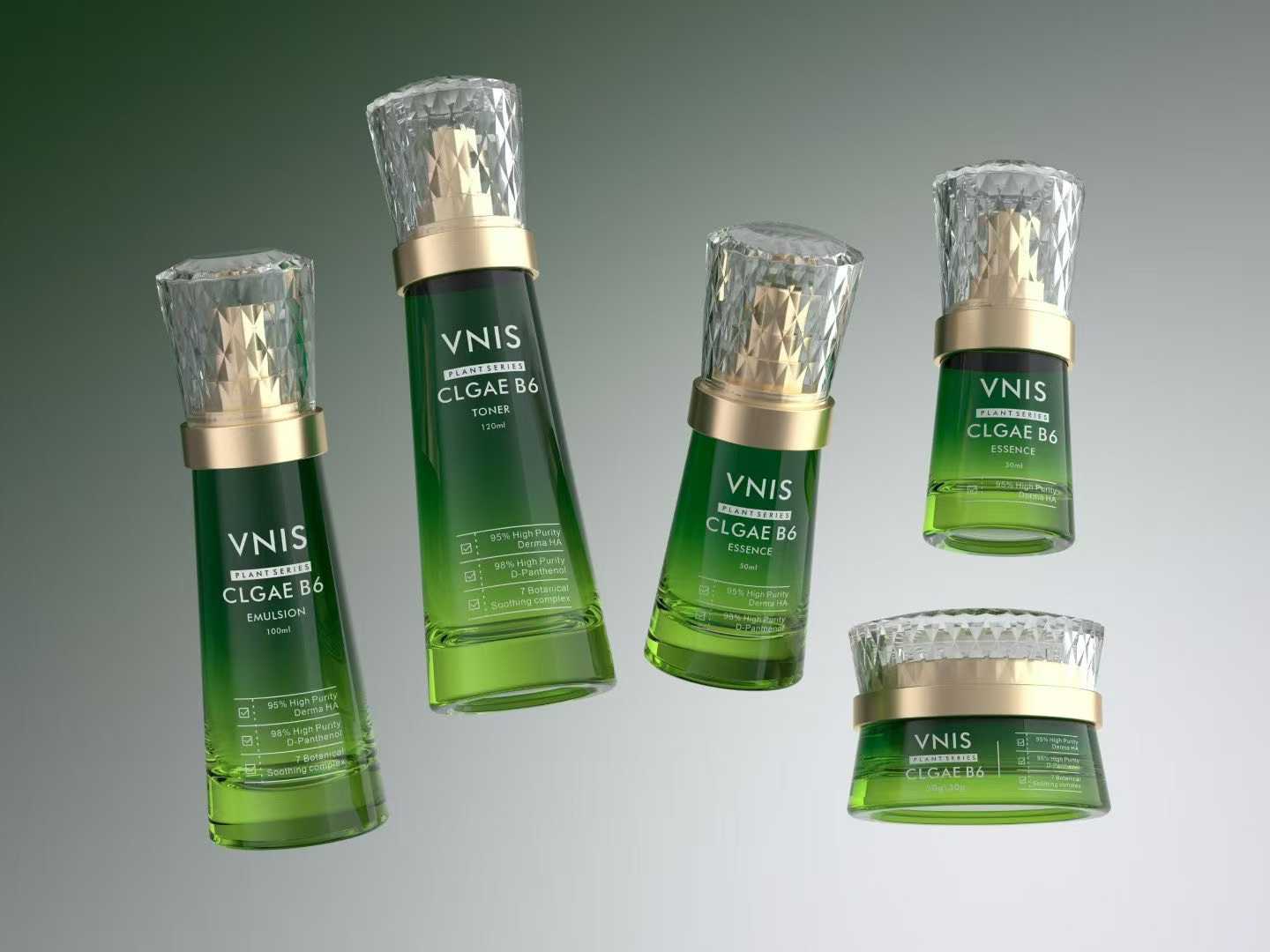 VNIS Skincare Series Bottle