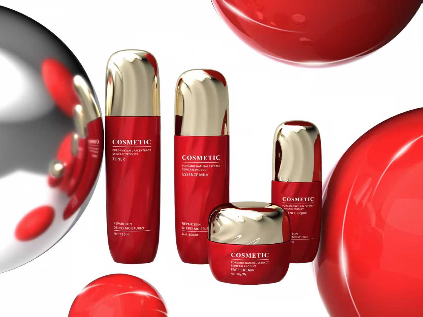 Custom Cosmetic Bottle