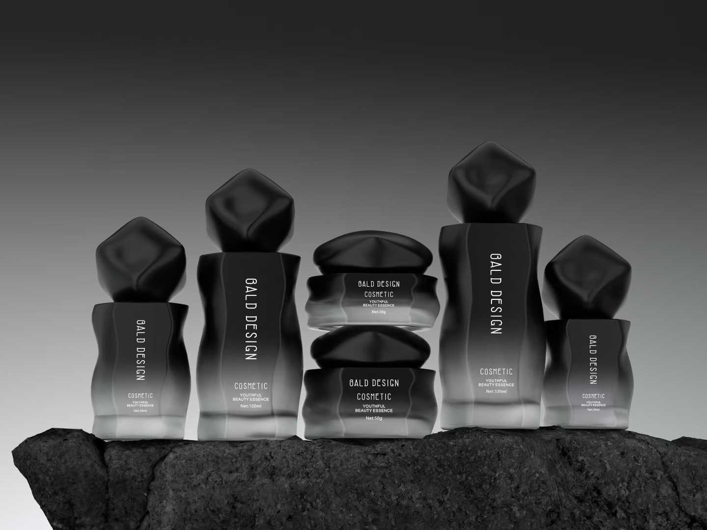 BALD DESIGN Skincare Series Bottle