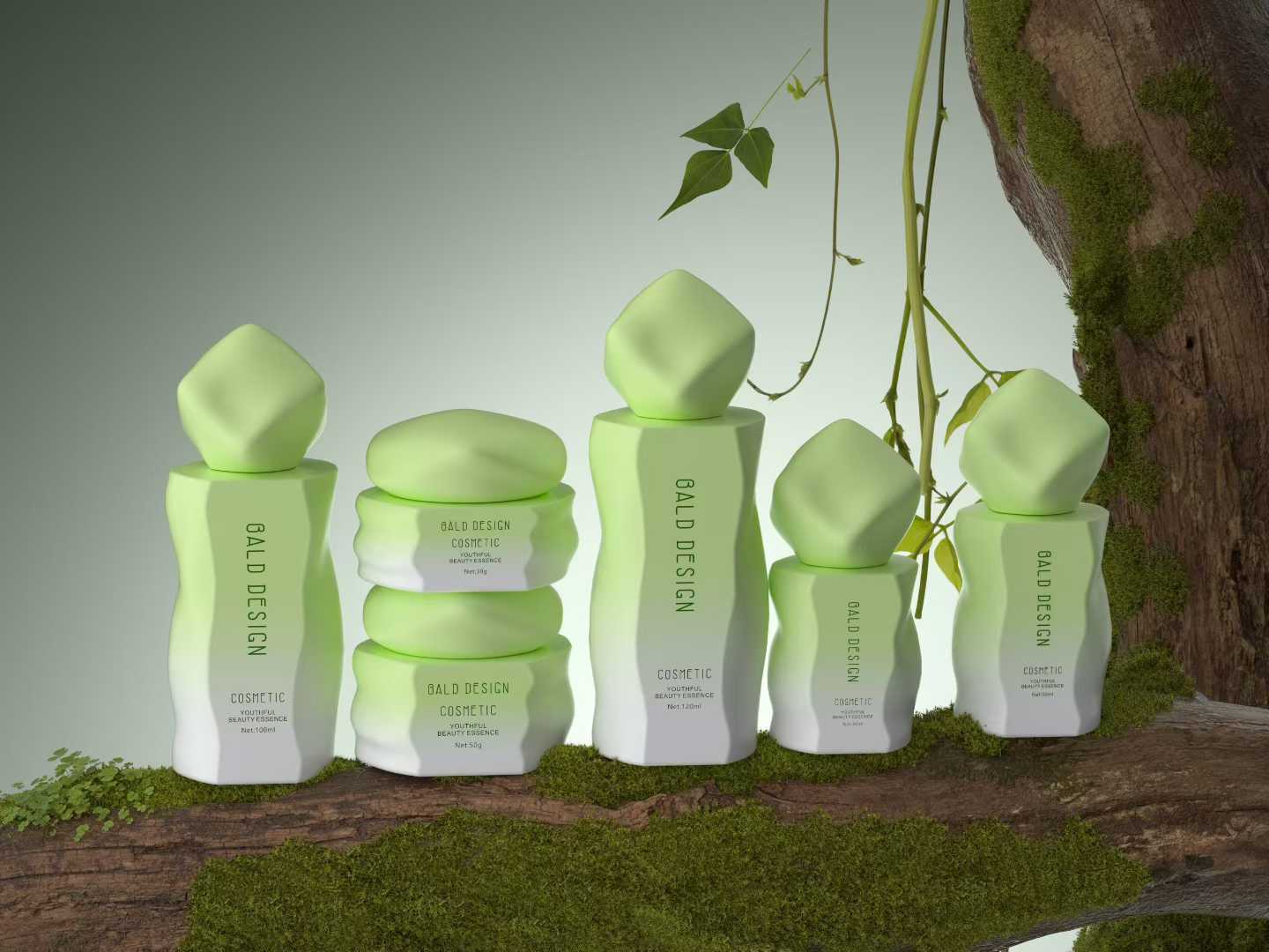 BALD DESIGN Skincare Series Bottle
