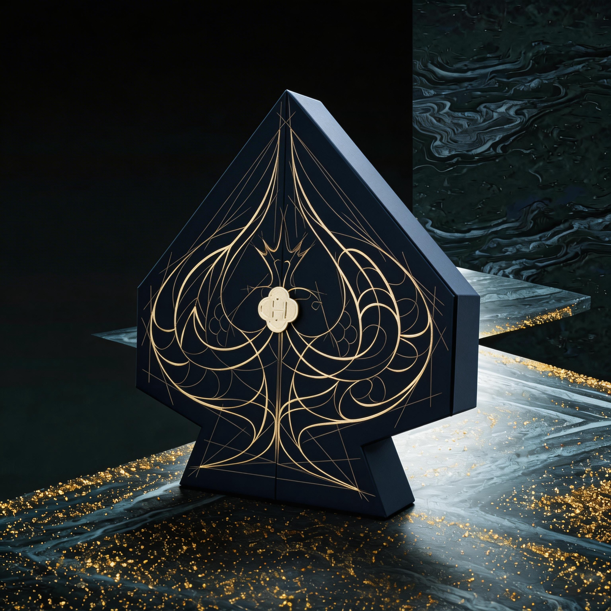 Spade Shaped Gift Box