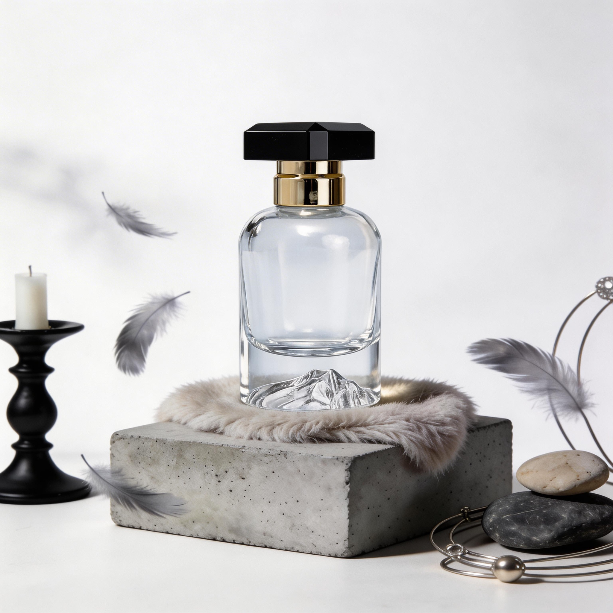 Natural-Inspired Perfume Bottle