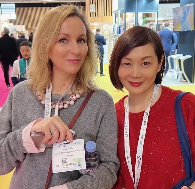 Yingmei at the Paris Packaging Exhibition
