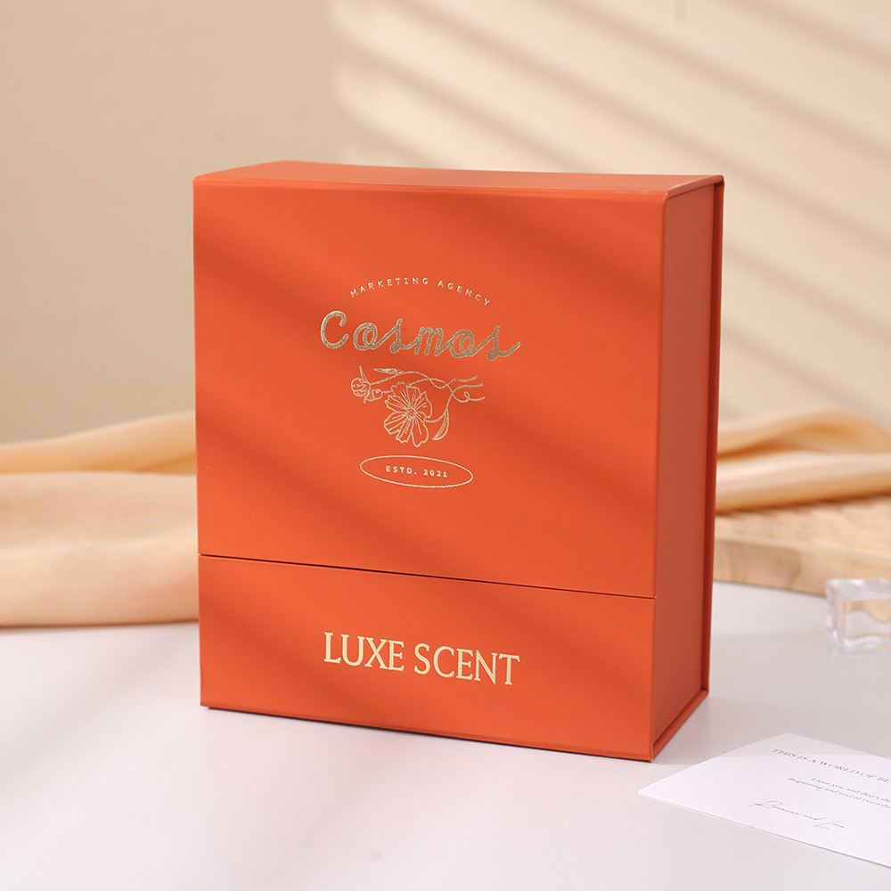 Flip-lid Folding Perfume Packaging Box