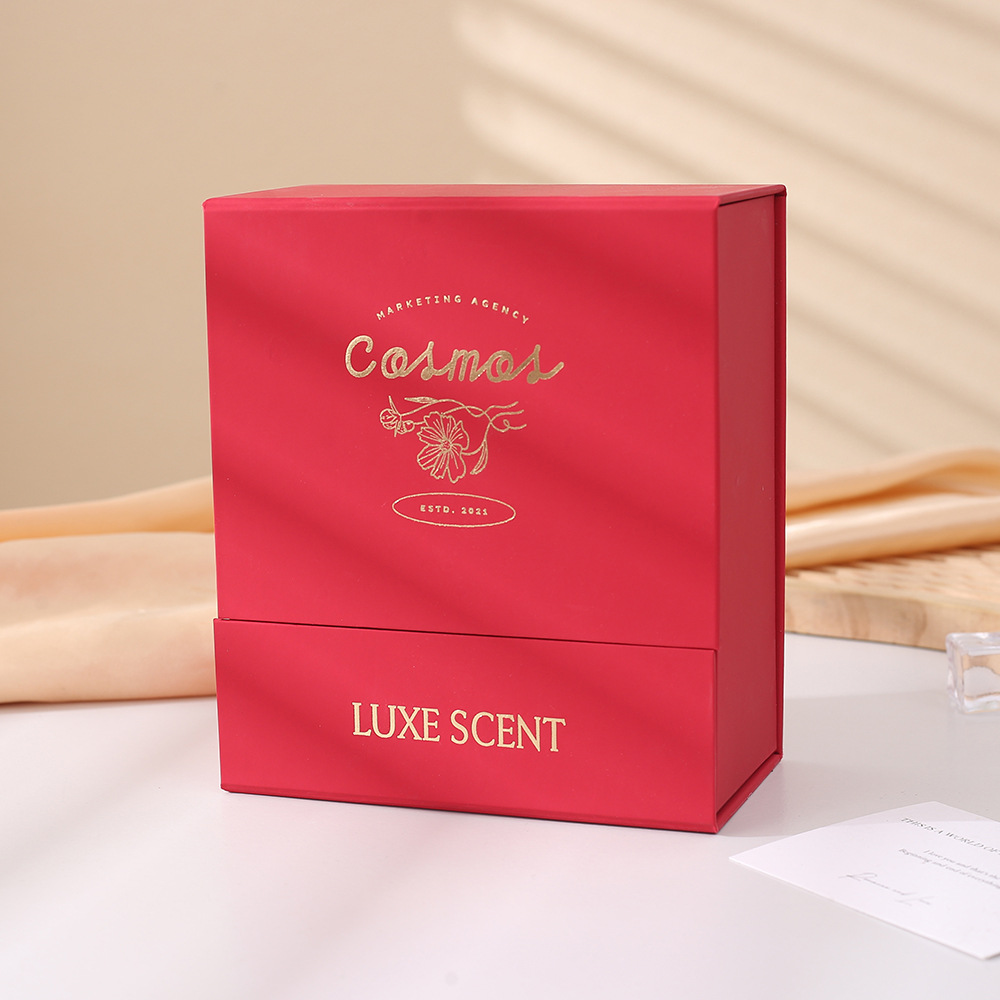 Flip-lid Folding Perfume Packaging Box