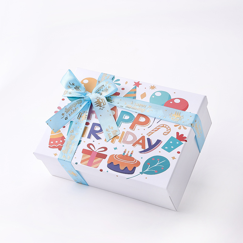 Foldable Packaging Box for Birthday Surprises