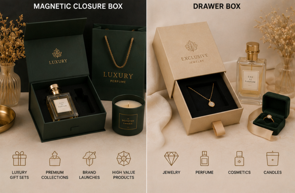 Drawer Box Gift Packaging Applications Drawer Box Gift Packaging Applications
