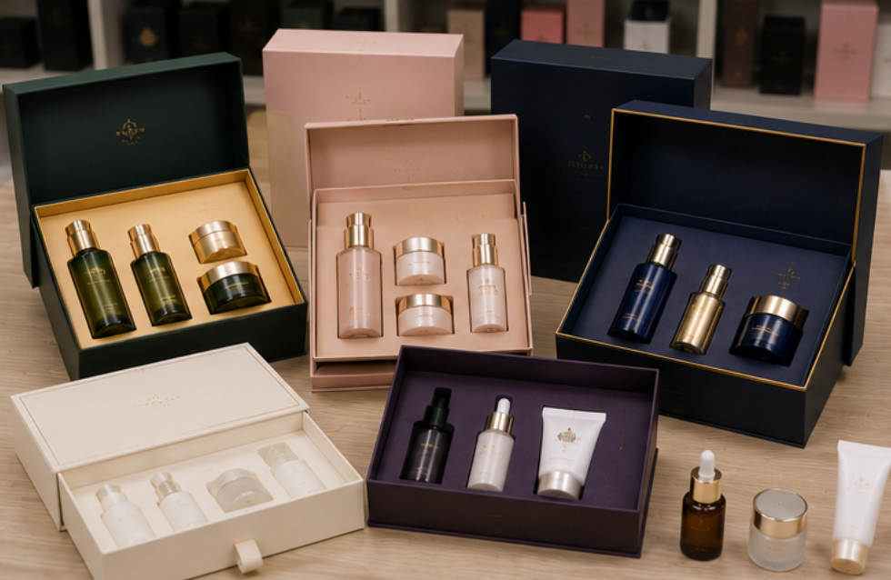 cosmetic gift set packaging manufacturer