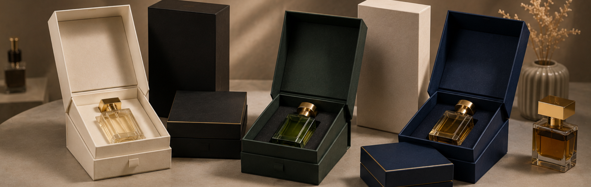 magnetic closure perfume box