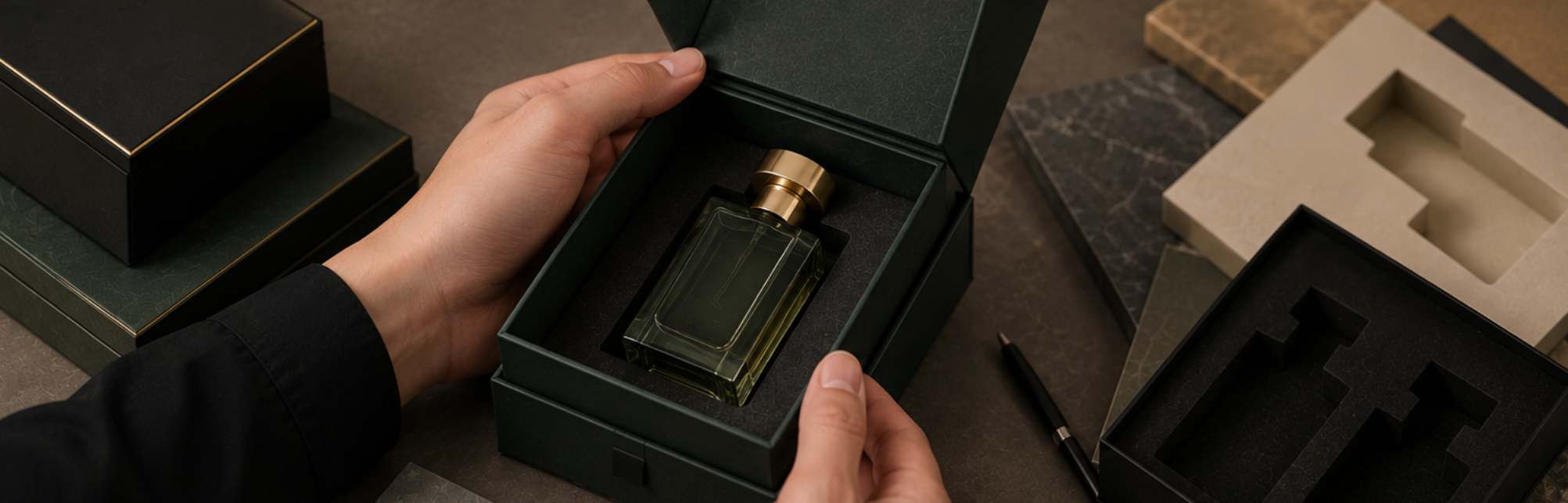 luxury perfume magnetic box