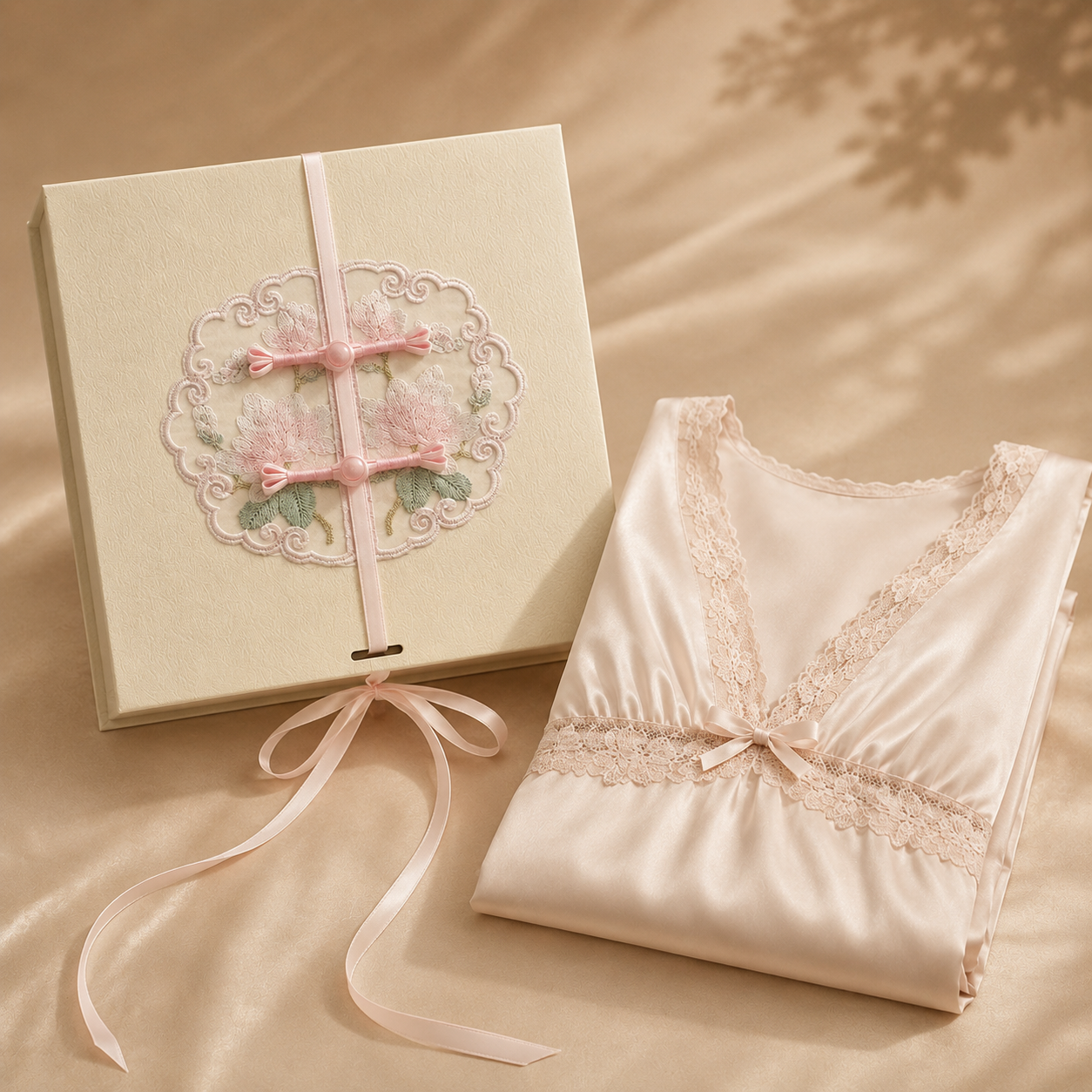 Custom Silk Pajama Gift Box