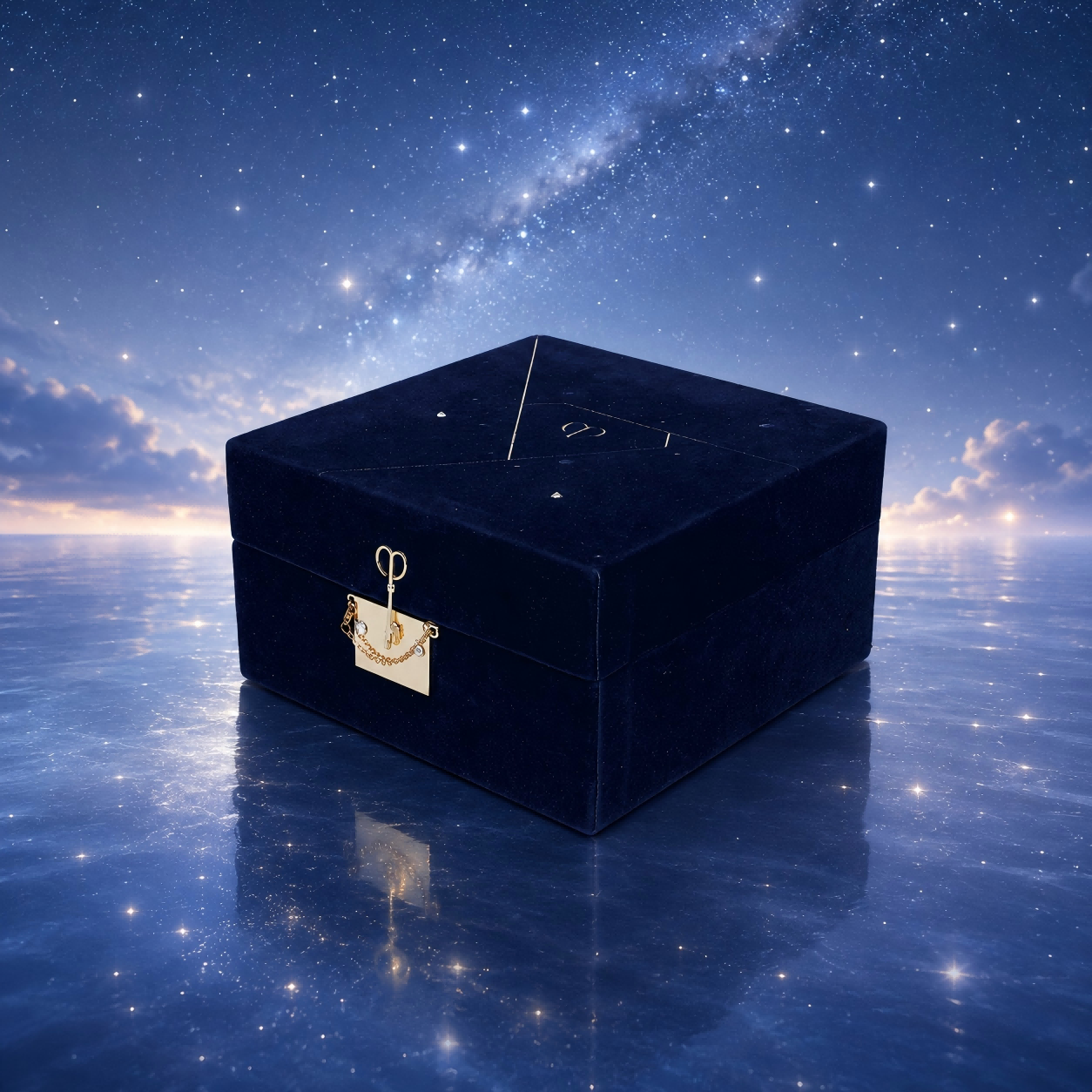 Caja de regalo Shiseido Blue Velvet