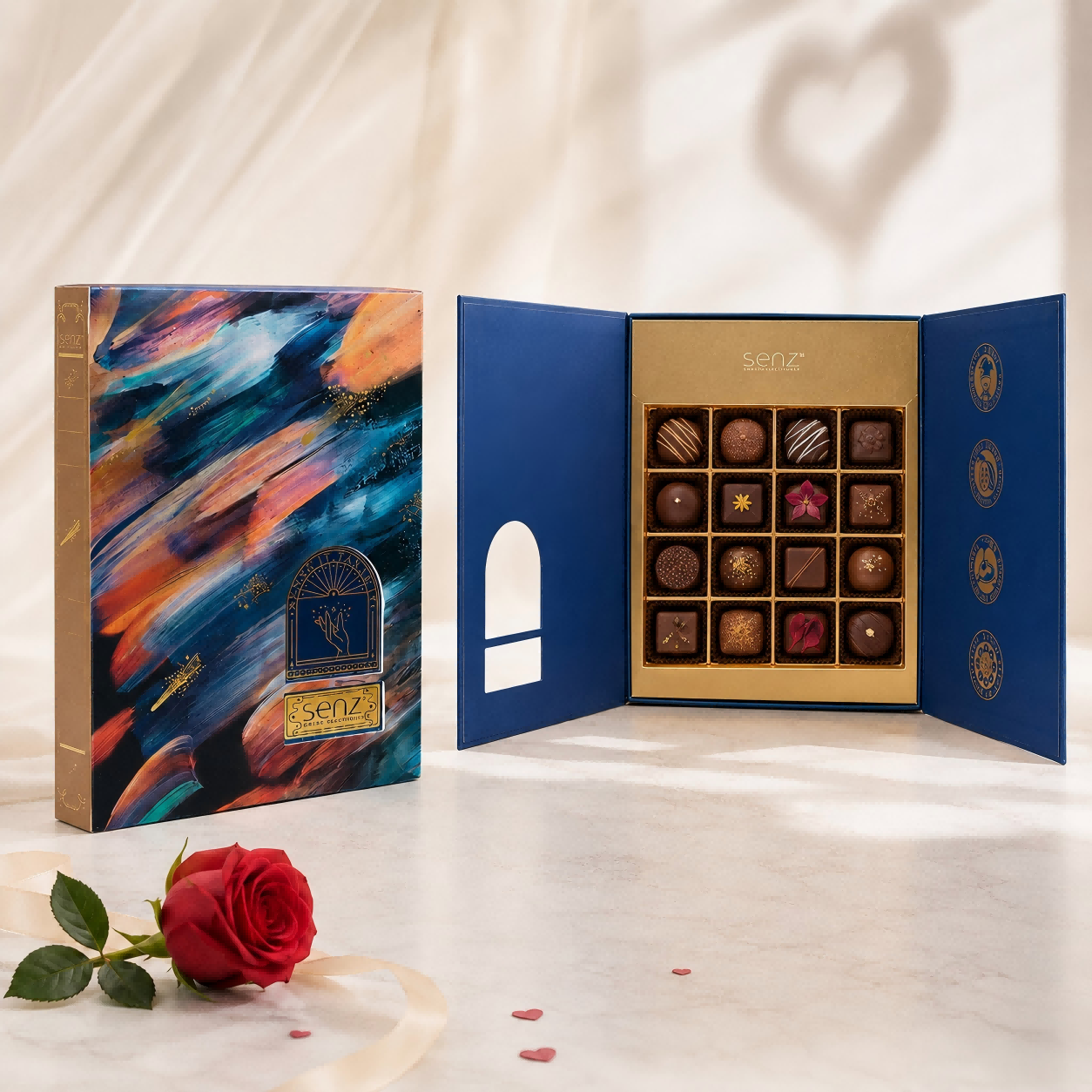 Senz Schokoladen-Geschenkbox