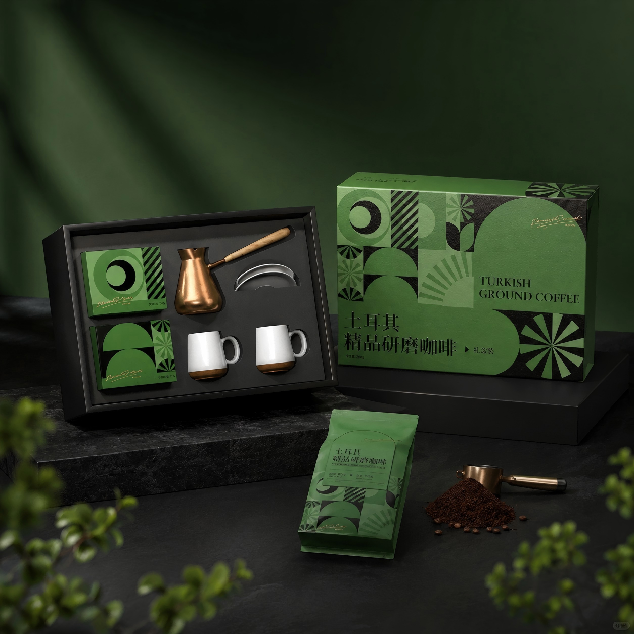 Confezione regalo personalizzata per caffè turco macinato