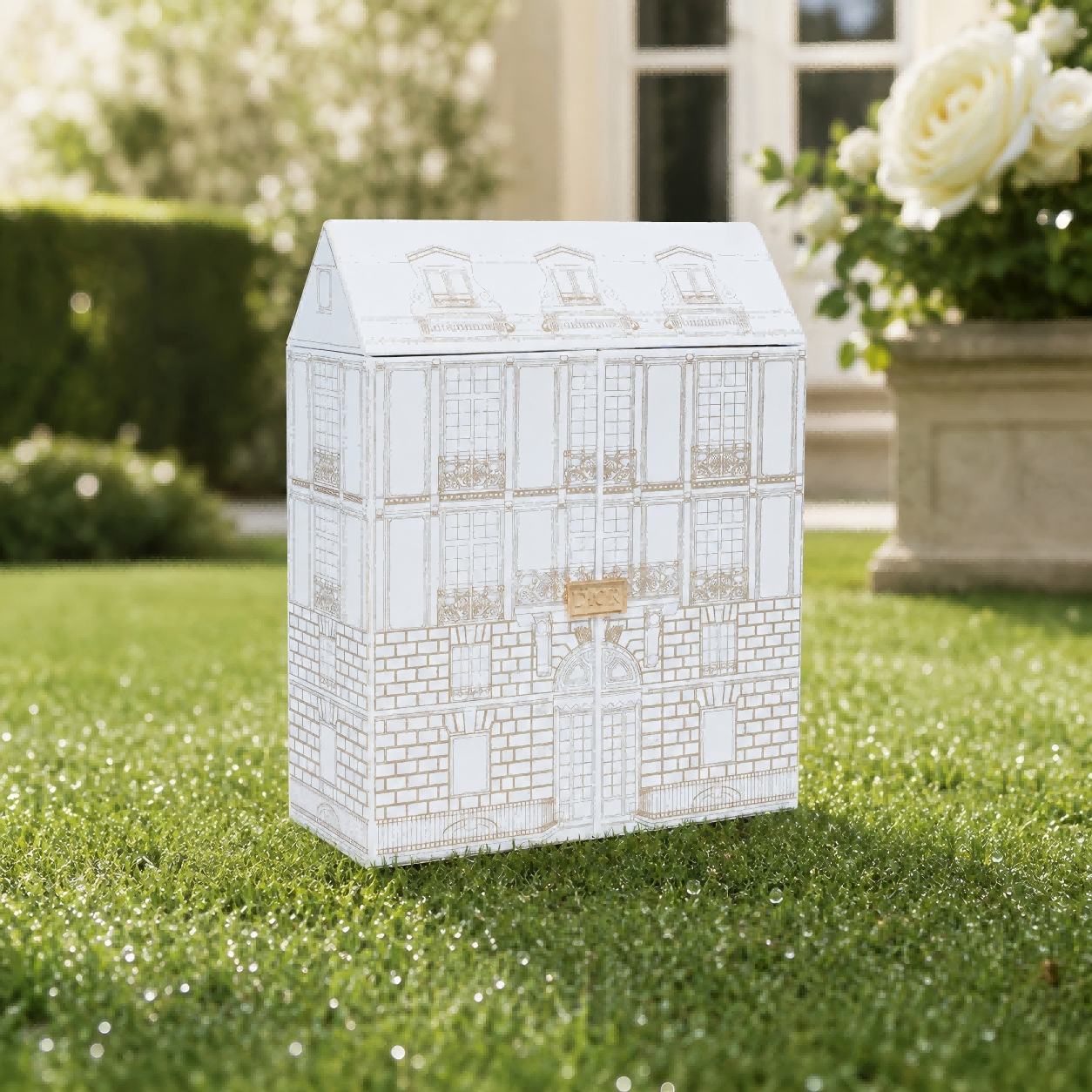 Boîte cadeau en forme de maison