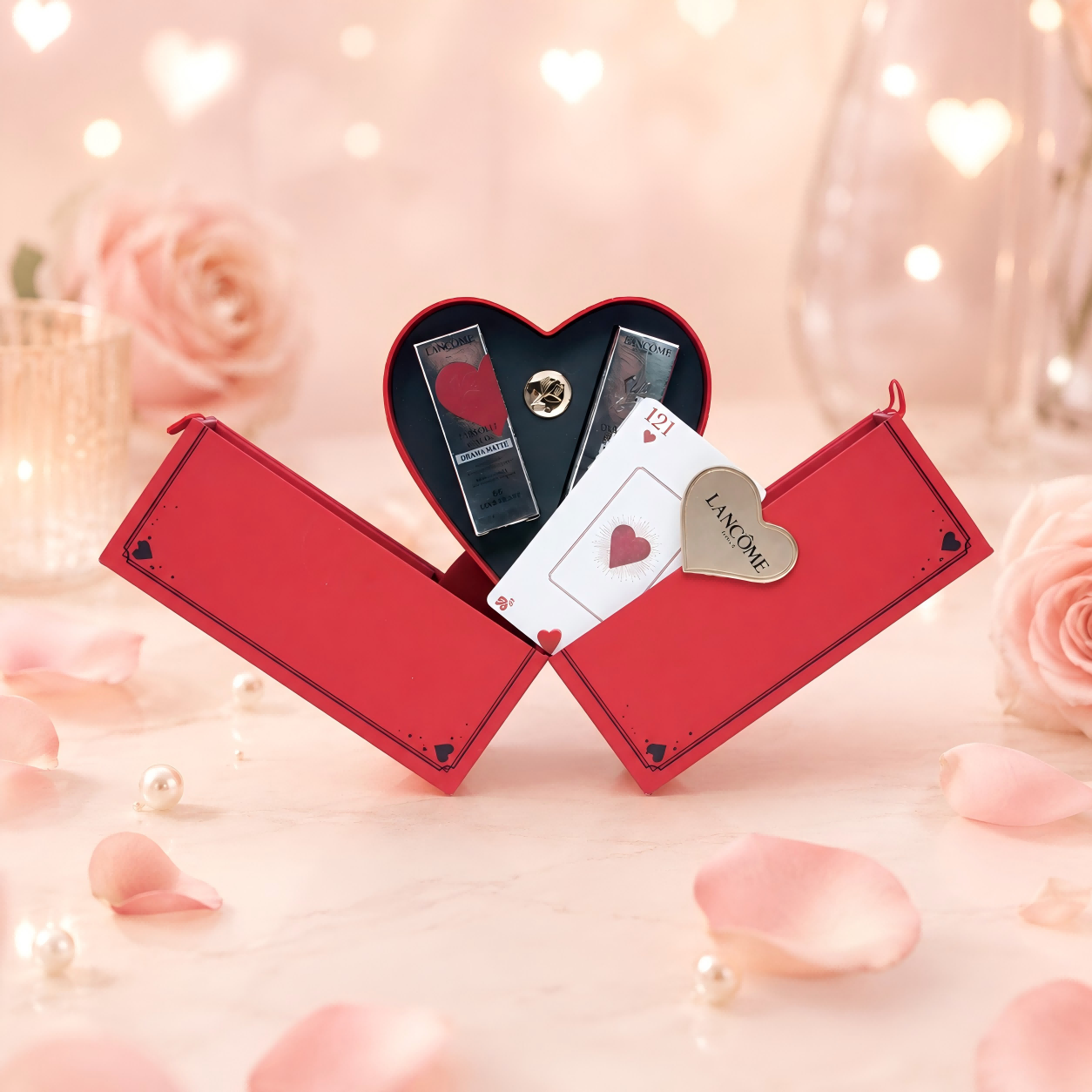 Coffret cadeau Lancôme rouge