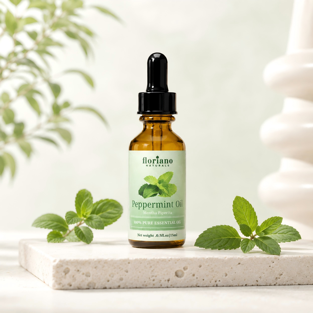 Luxury Aromatherapy Essential Oil Set – Peppermint, Frankincense & Lavender