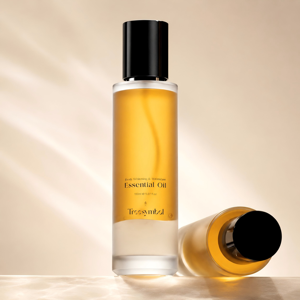 Luxury Golden Essential Oil Bottle