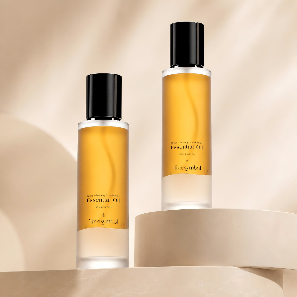Luxury Golden Essential Oil Bottle