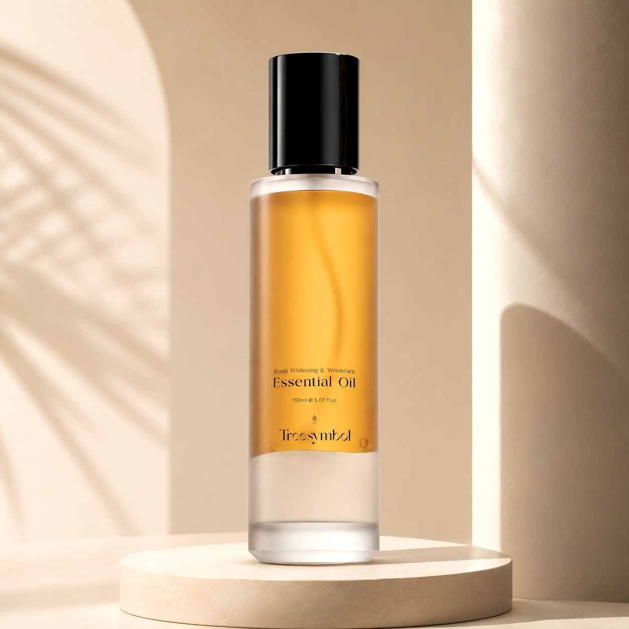 Luxury Golden Essential Oil Bottle